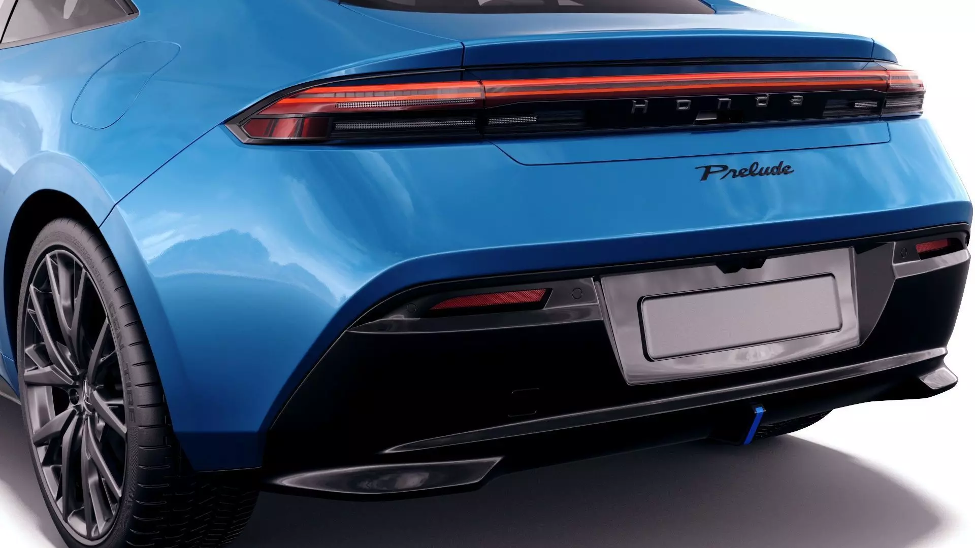 Honda Prelude 2026 with interior 3D model_11