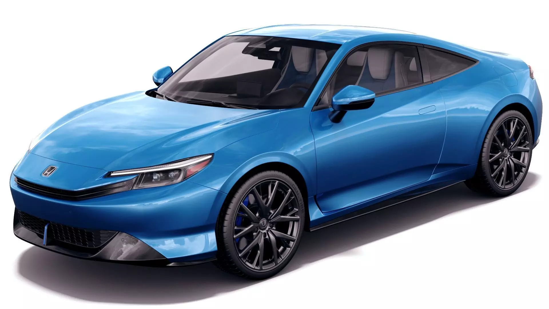 Honda Prelude 2026 with interior 3D model_1