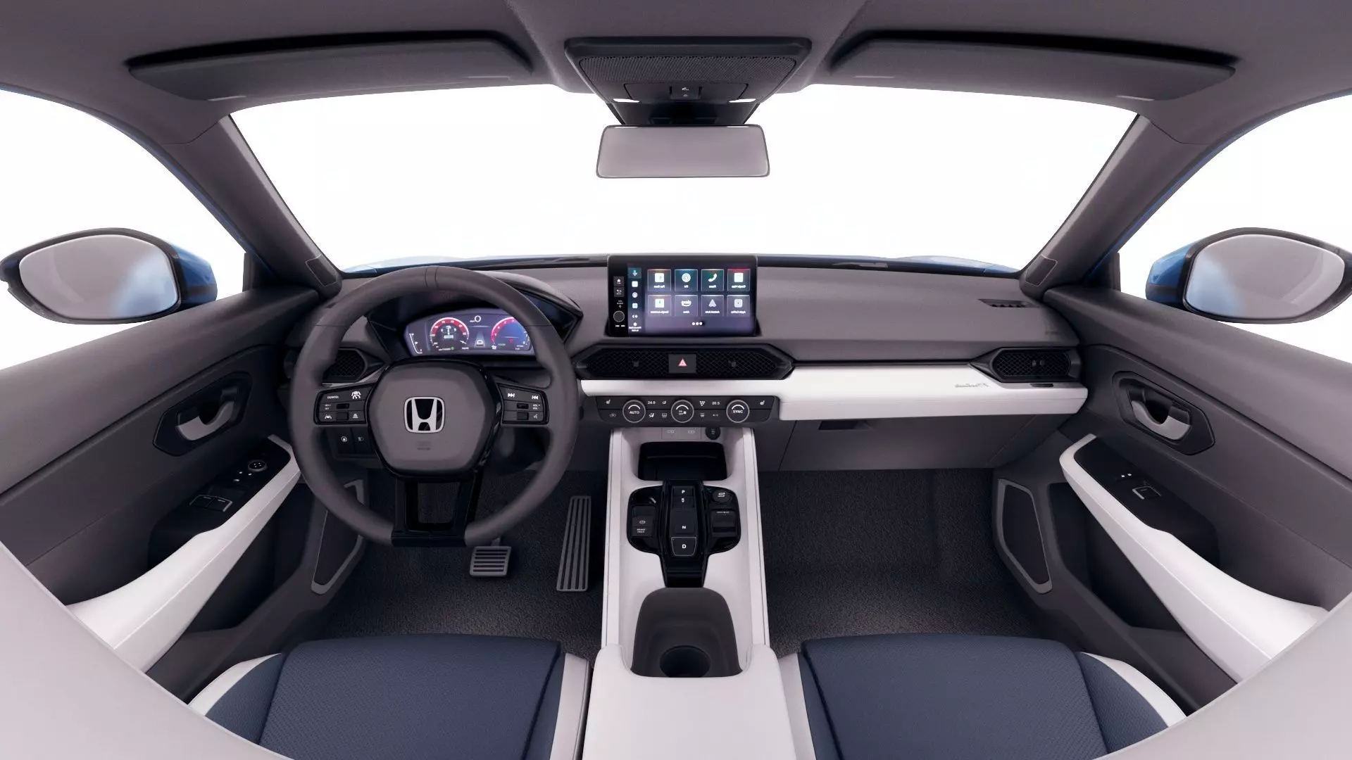 Honda Prelude 2026 with interior 3D model_16