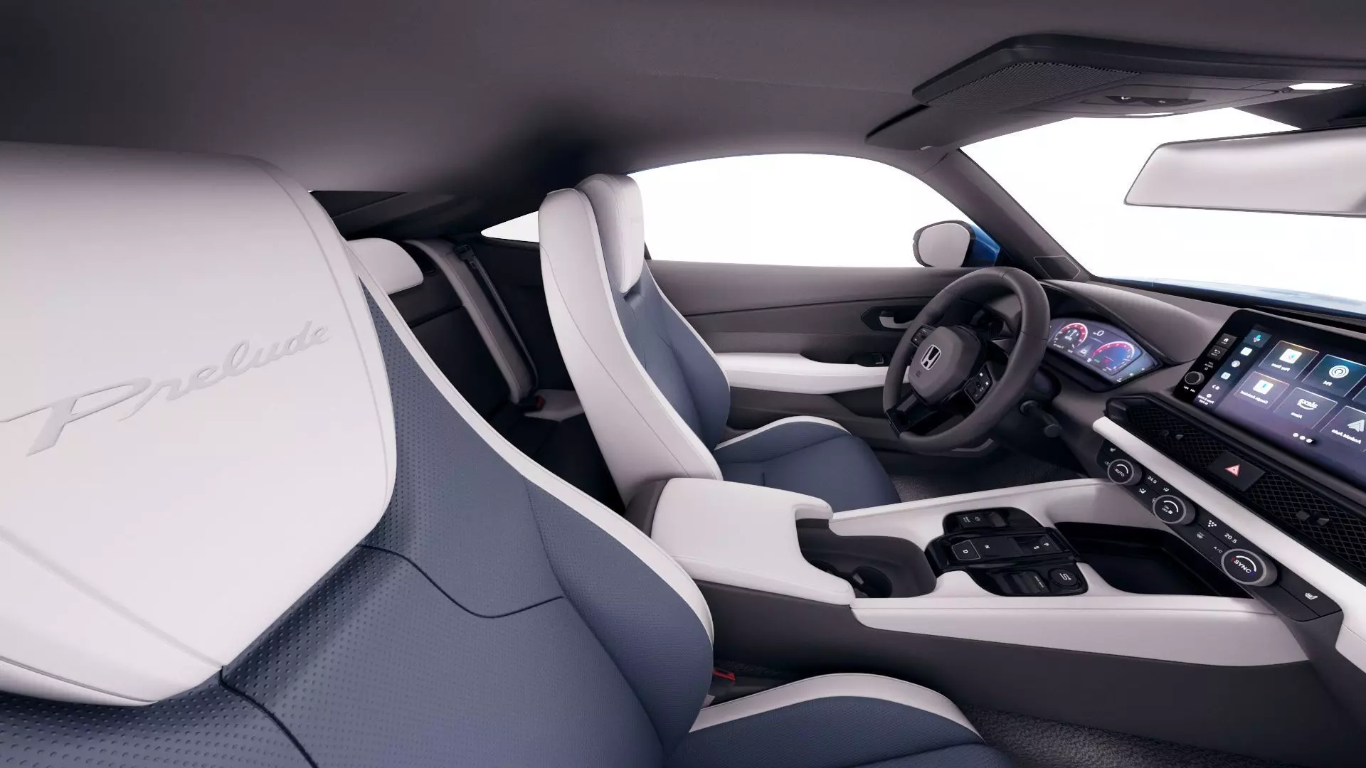 Honda Prelude 2026 with interior 3D model_19