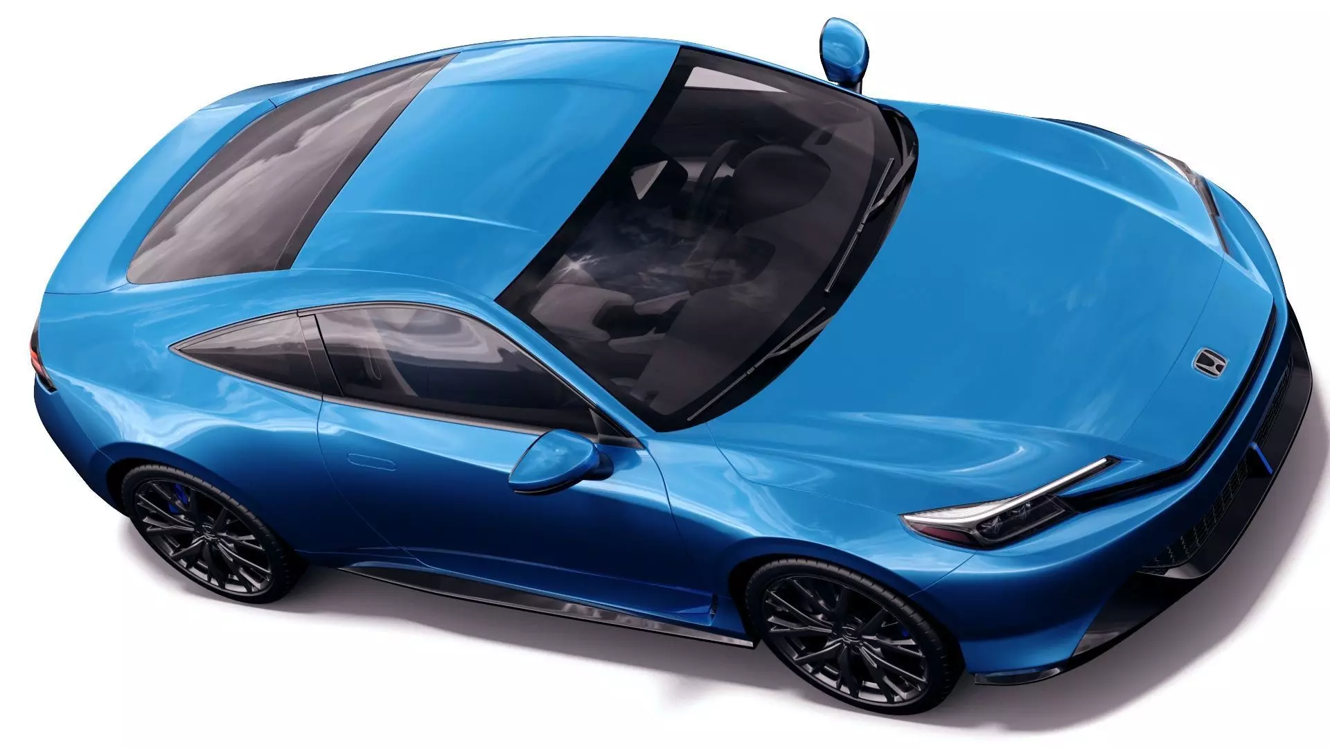 Honda Prelude 2026 with interior 3D model_8