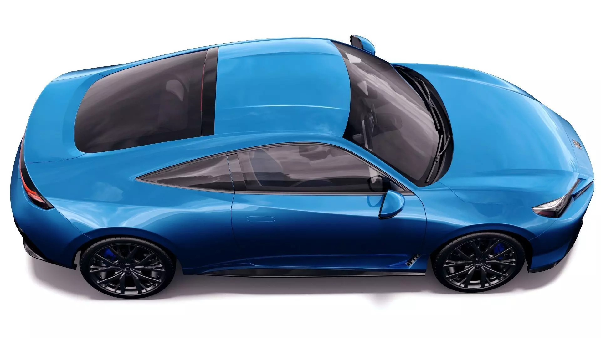 Honda Prelude 2026 with interior 3D model_7