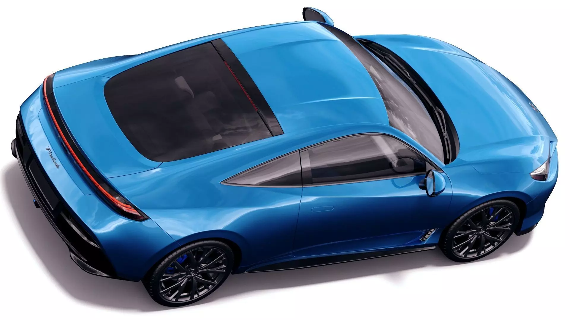 Honda Prelude 2026 with interior 3D model_6