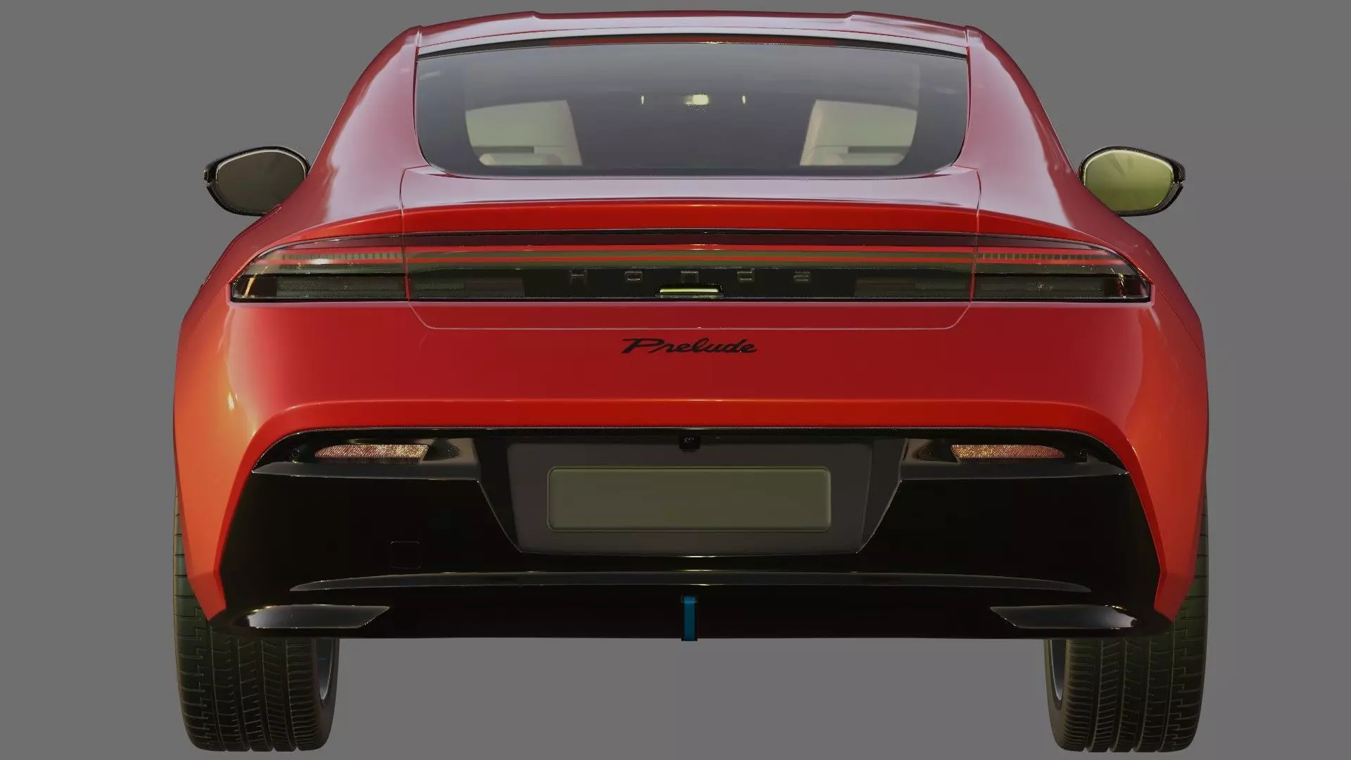 Honda Prelude 2026 with interior 3D model_24