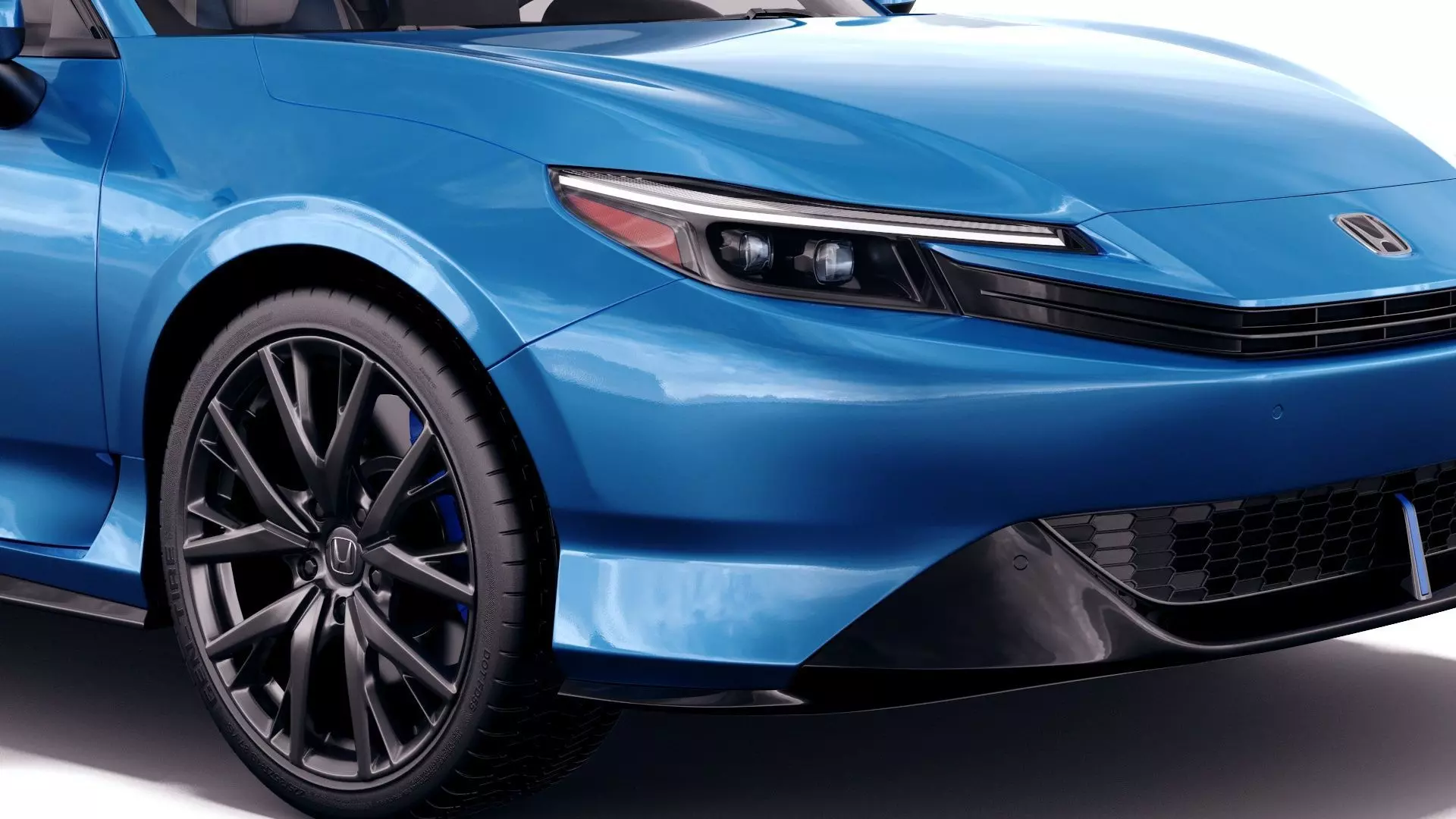 Honda Prelude 2026 with interior 3D model_10