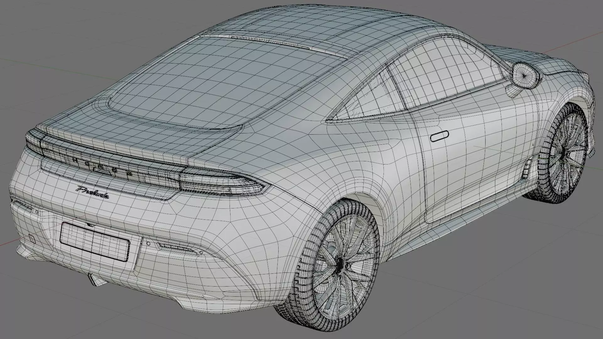 Honda Prelude 2026 with interior 3D model_34