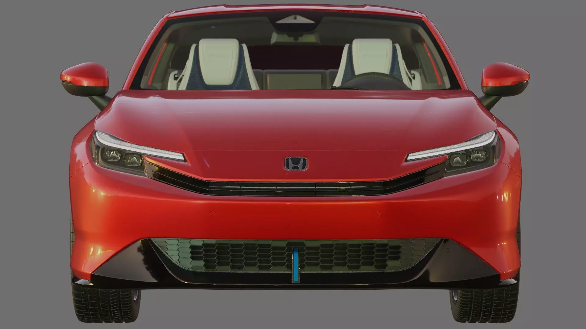 Honda Prelude 2026 with interior 3D model_23