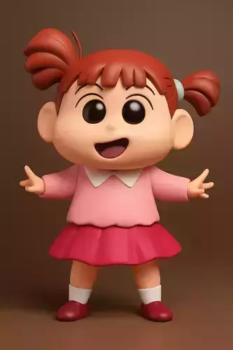 Nene Sakurada from Shinchan 3d Model