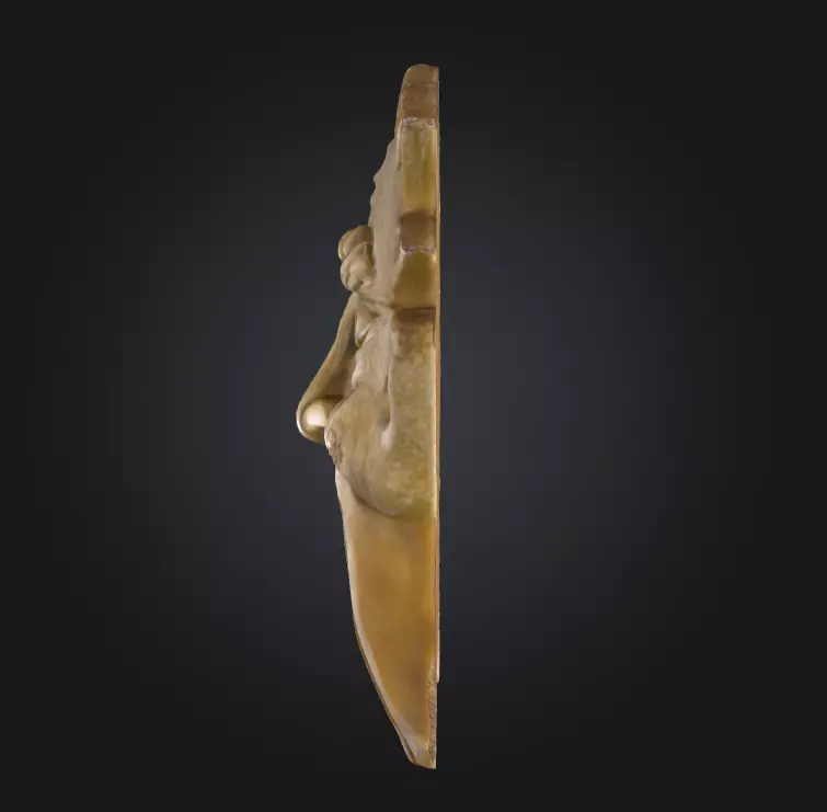 Stone Sentinel Low-poly 3D model_6