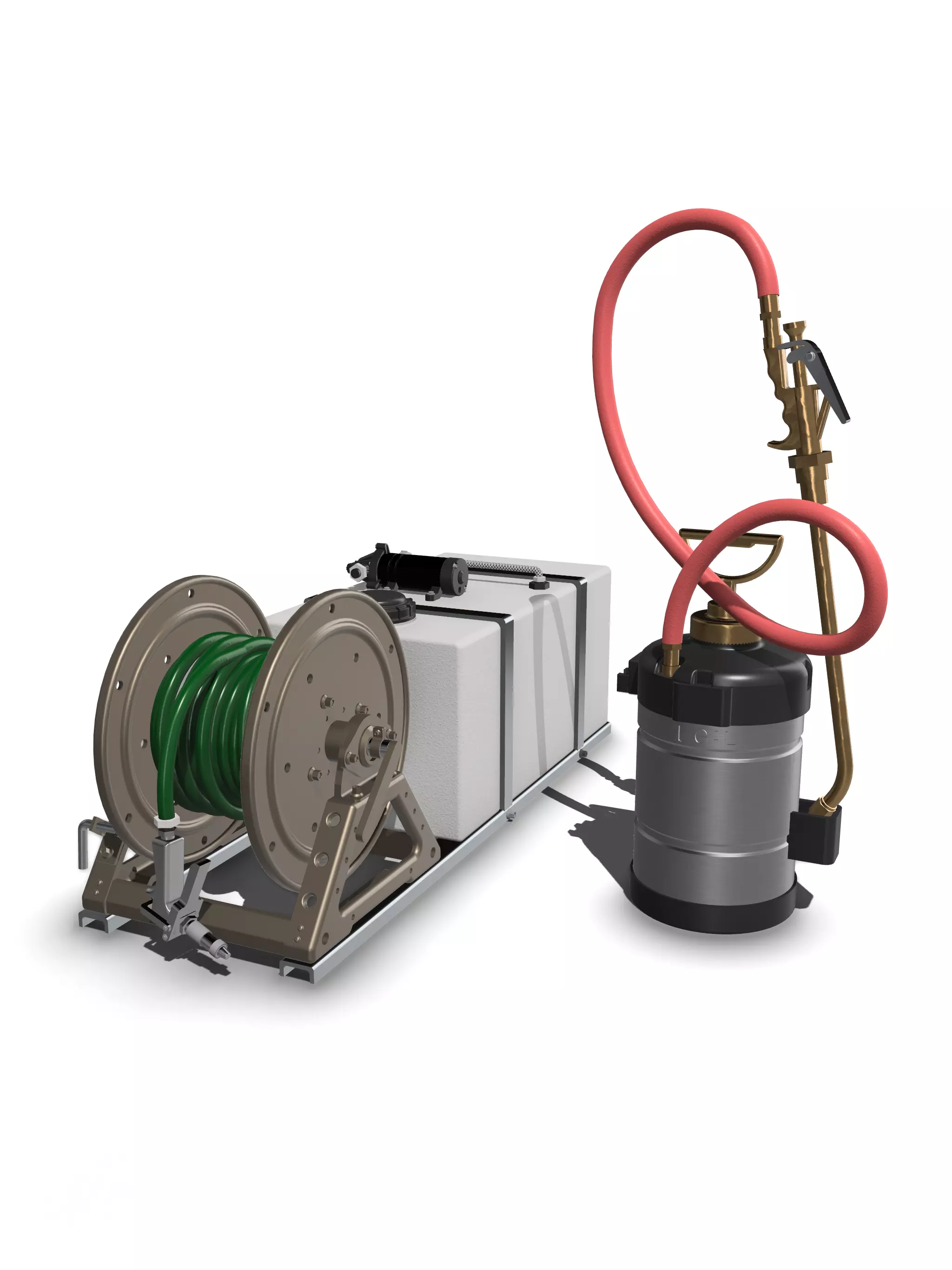 Pesticide Spray Set scale model 3D print model_1