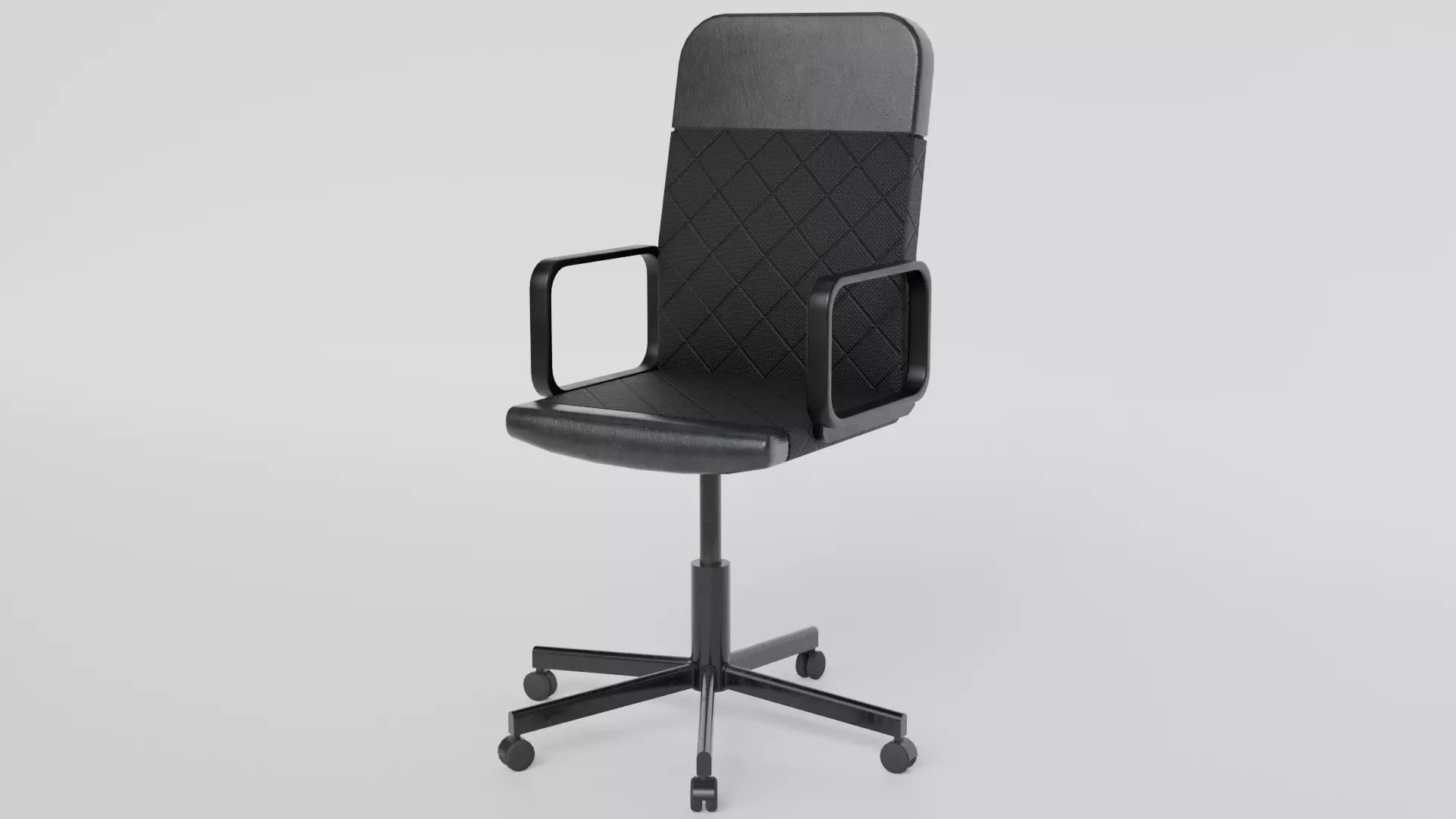 Realistic Office Chair 3D Model Low-Poly Game-Ready PBR Textured Low-poly 3D model_2