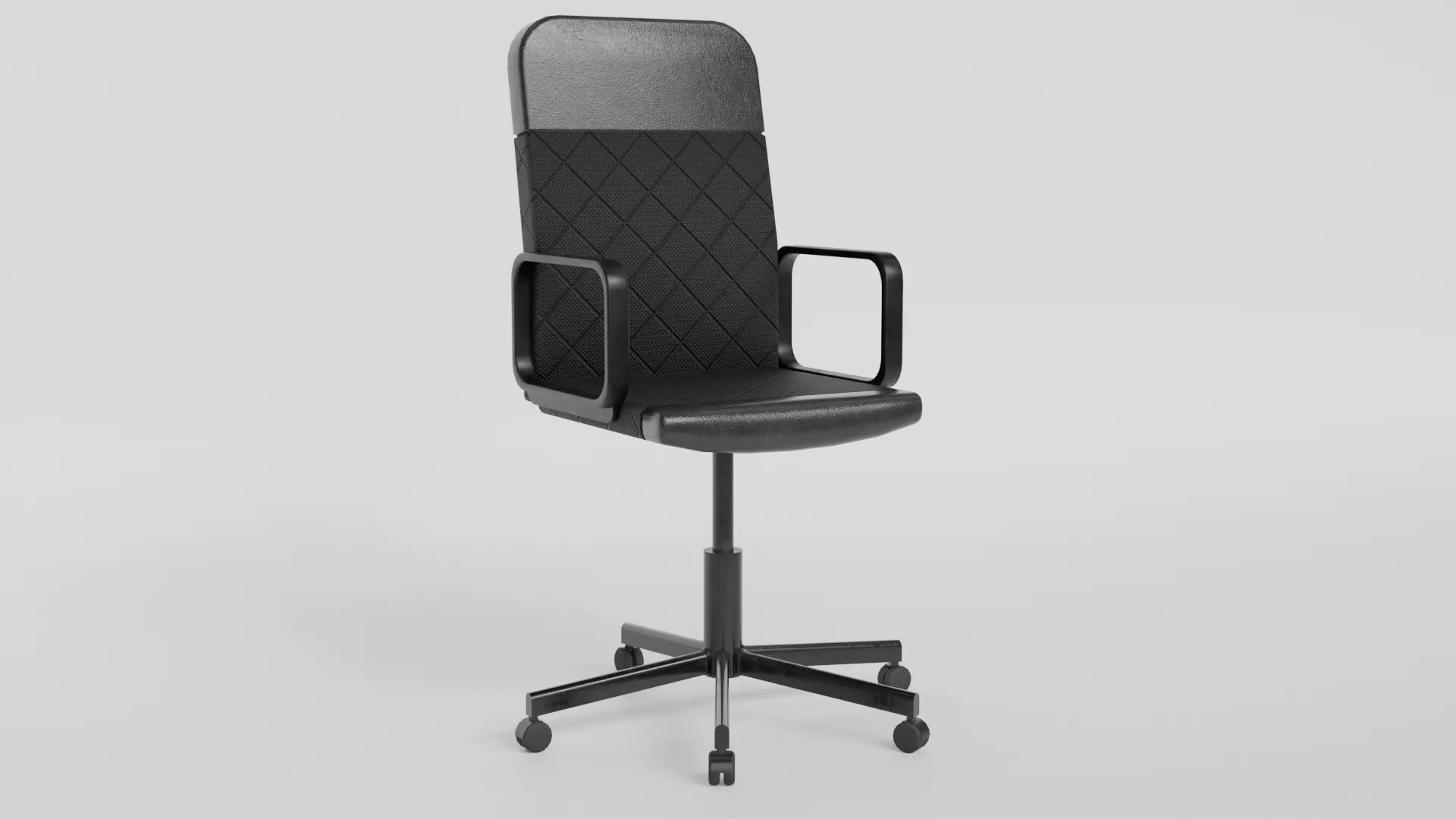Realistic Office Chair 3D Model Low-Poly Game-Ready PBR Textured Low-poly 3D model_1