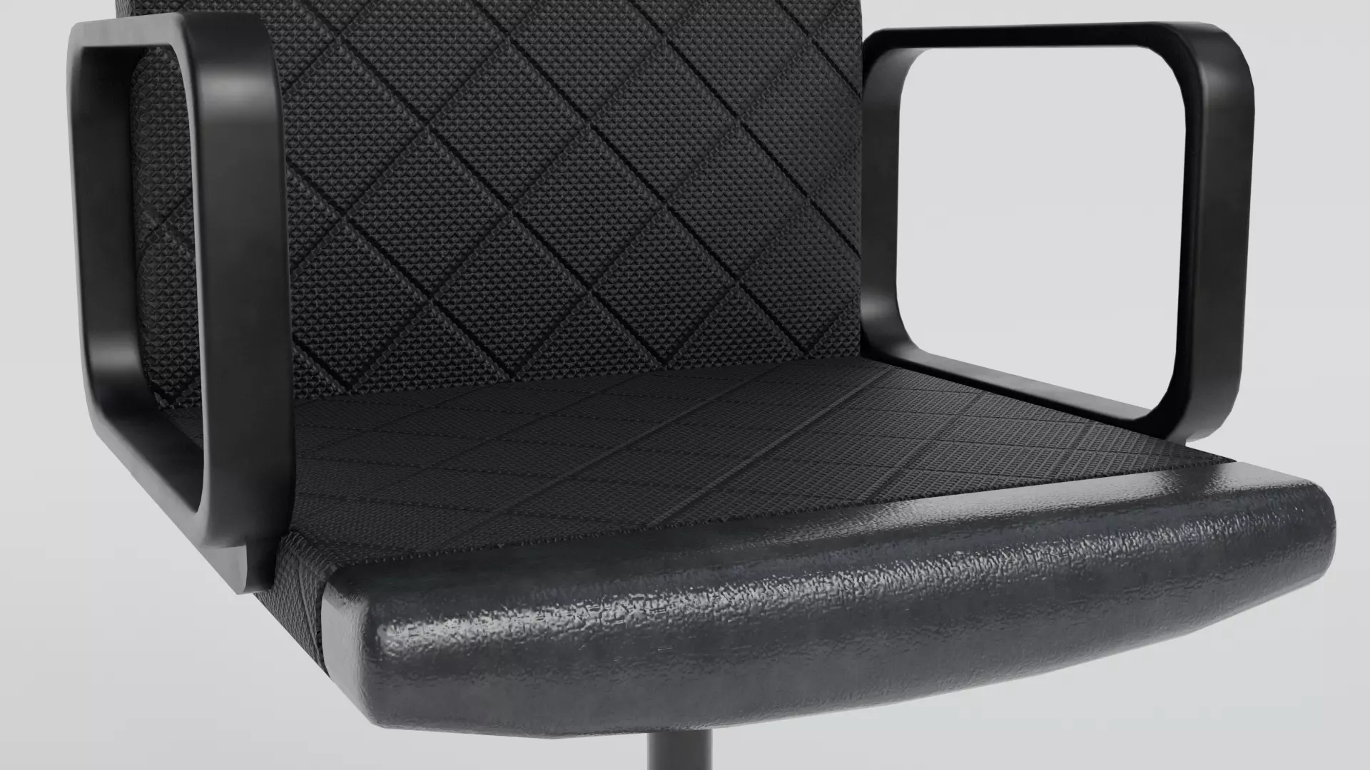 Realistic Office Chair 3D Model Low-Poly Game-Ready PBR Textured Low-poly 3D model_5