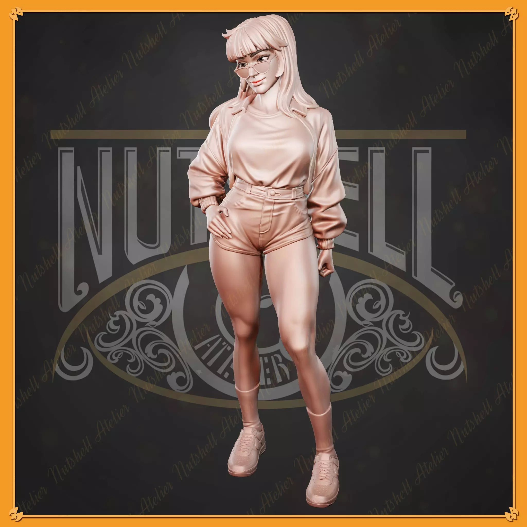 Nutshell Atelier - City Pop girl - NSFW 3D print model_0