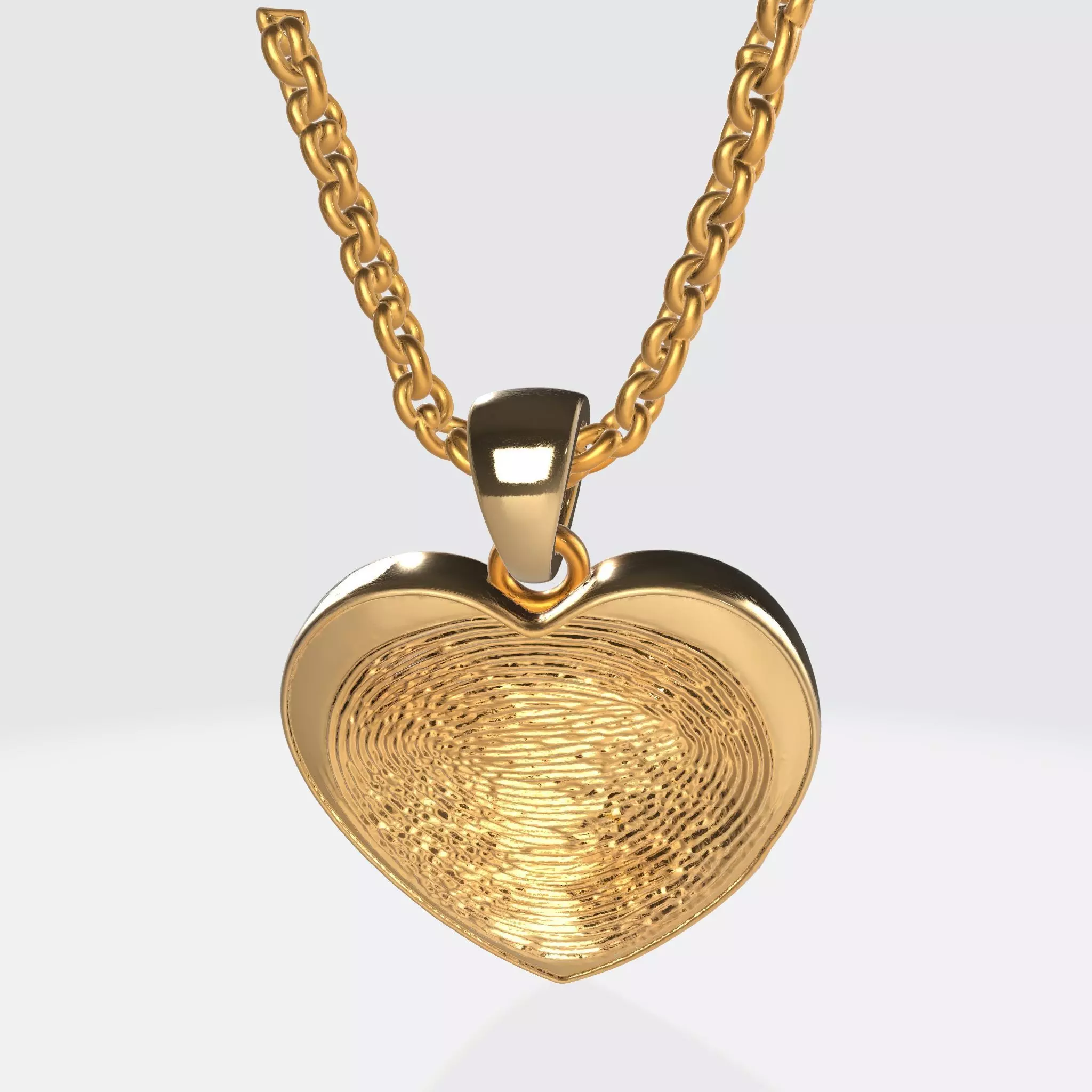 BTC Crypto Pendant Keychain 6 3D print model_1