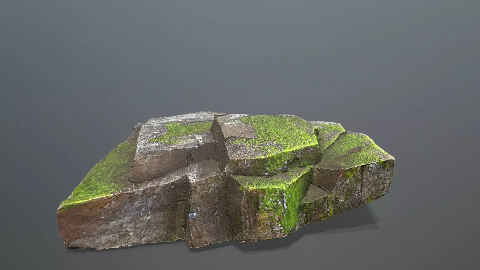 Maya Ruin Rocks Low-poly 3D model_27