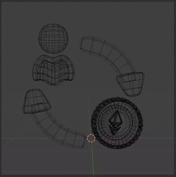 Crypto 3d Icon Pack 3D model_48