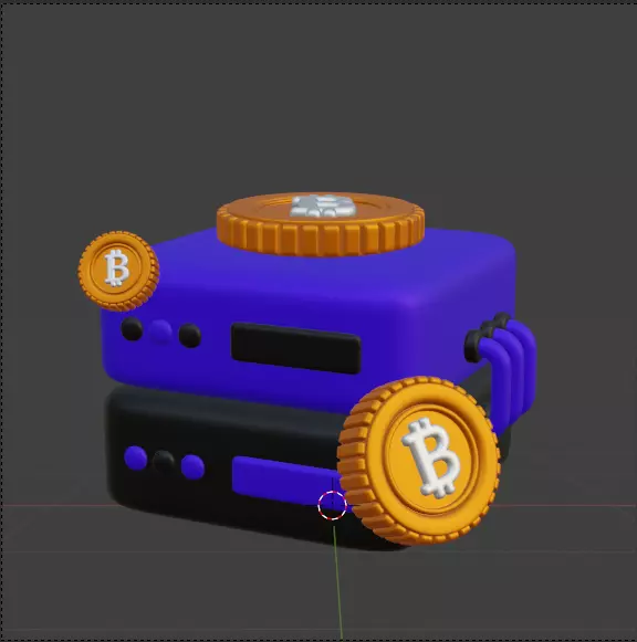 Crypto 3d Icon Pack 3D model_16