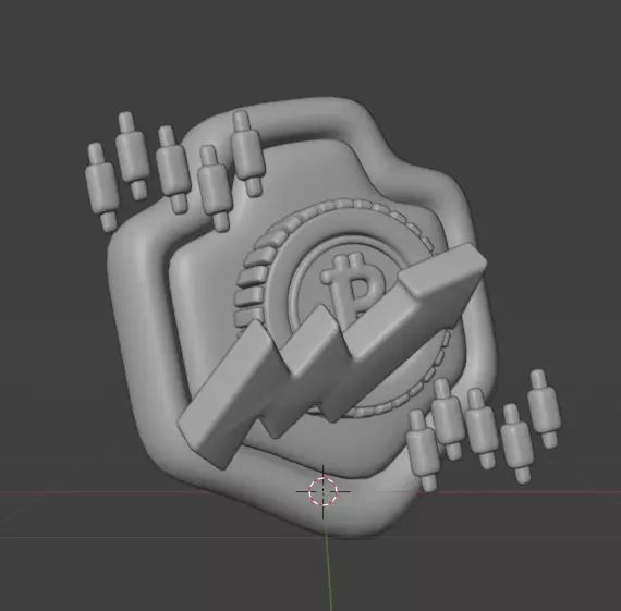 Crypto 3d Icon Pack 3D model_22