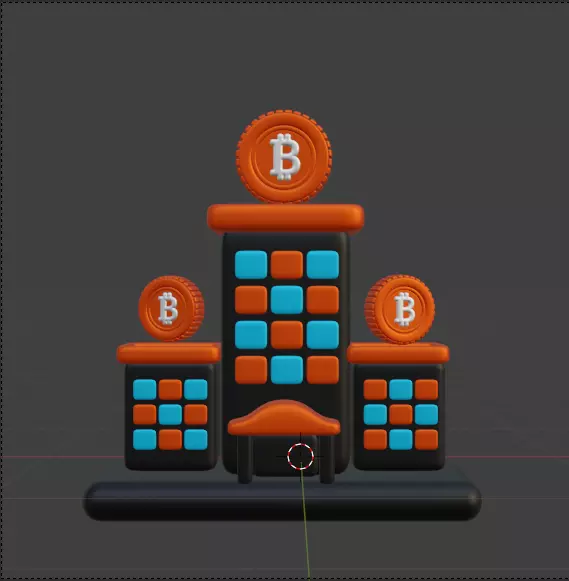 Crypto 3d Icon Pack 3D model_41