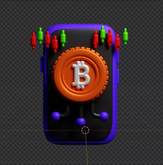 Crypto 3d Icon Pack 3D model_58