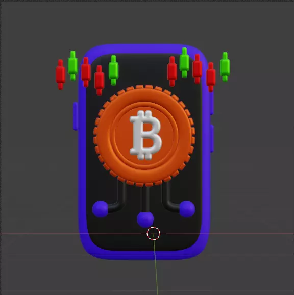 Crypto 3d Icon Pack 3D model_57