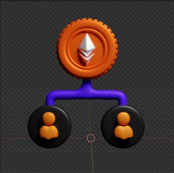 Crypto 3d Icon Pack 3D model_54