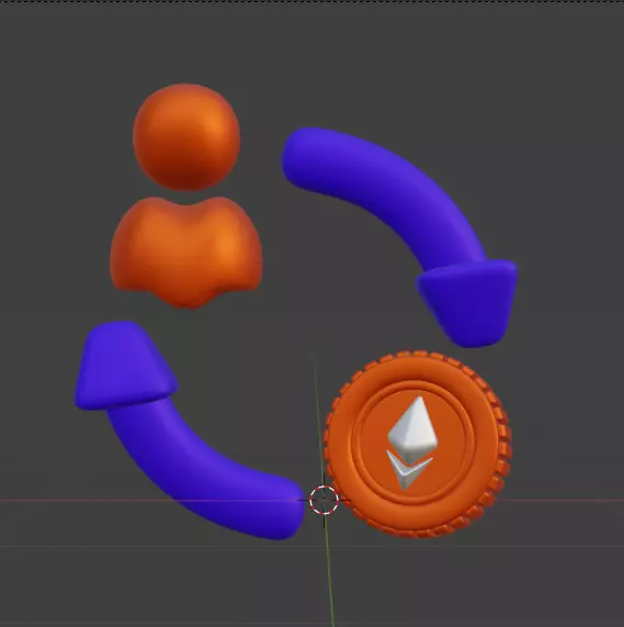 Crypto 3d Icon Pack 3D model_49