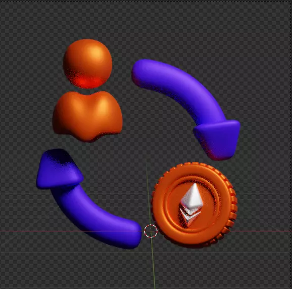 Crypto 3d Icon Pack 3D model_50