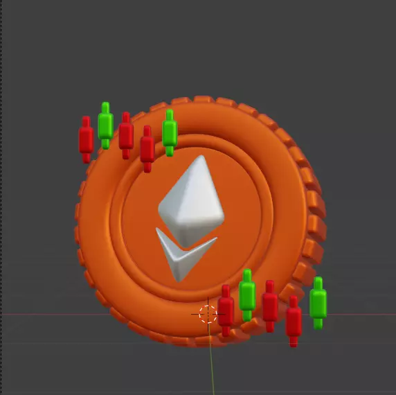 Crypto 3d Icon Pack 3D model_37