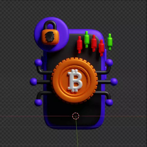 Crypto 3d Icon Pack 3D model_130