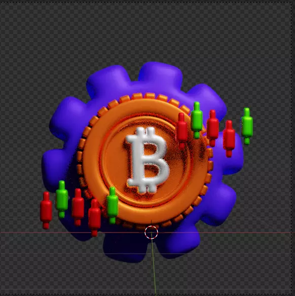Crypto 3d Icon Pack 3D model_9