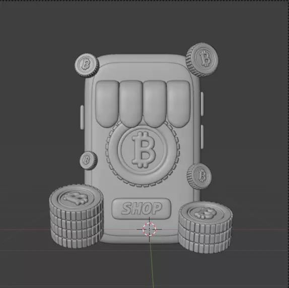 Crypto 3d Icon Pack 3D model_143