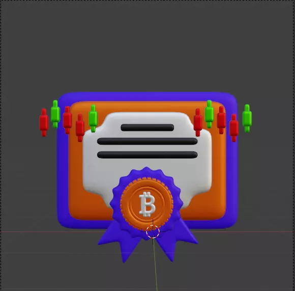 Crypto 3d Icon Pack 3D model_125