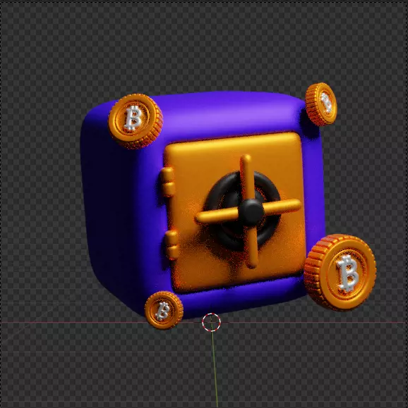 Crypto 3d Icon Pack 3D model_30