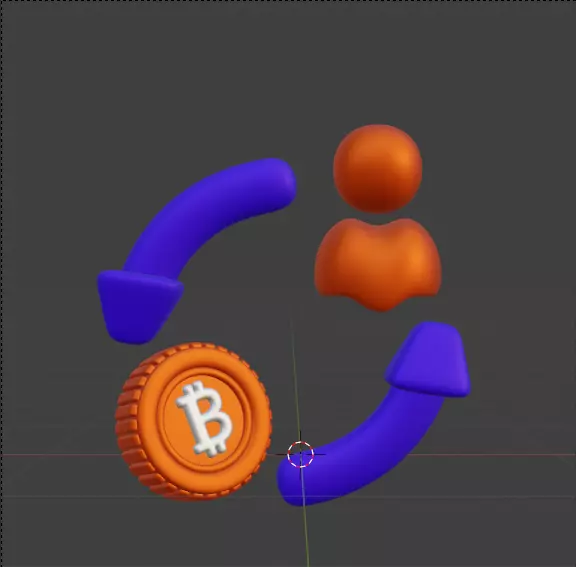 Crypto 3d Icon Pack 3D model_45