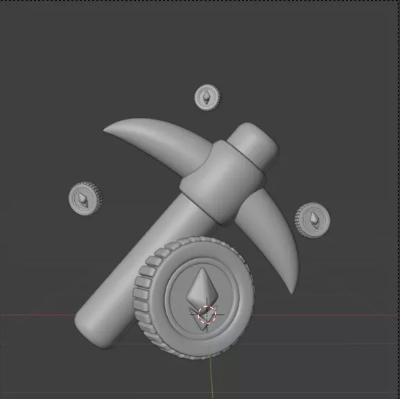 Crypto 3d Icon Pack 3D model_83