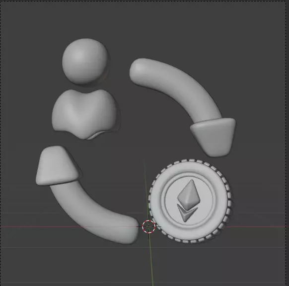 Crypto 3d Icon Pack 3D model_47