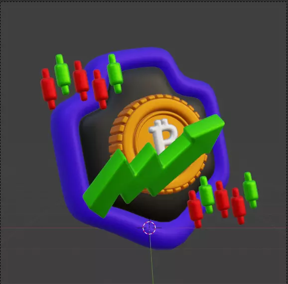 Crypto 3d Icon Pack 3D model_24