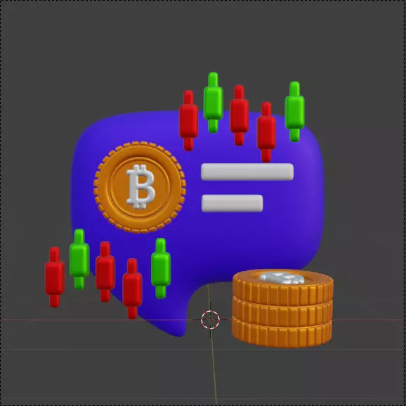 Crypto 3d Icon Pack 3D model_20