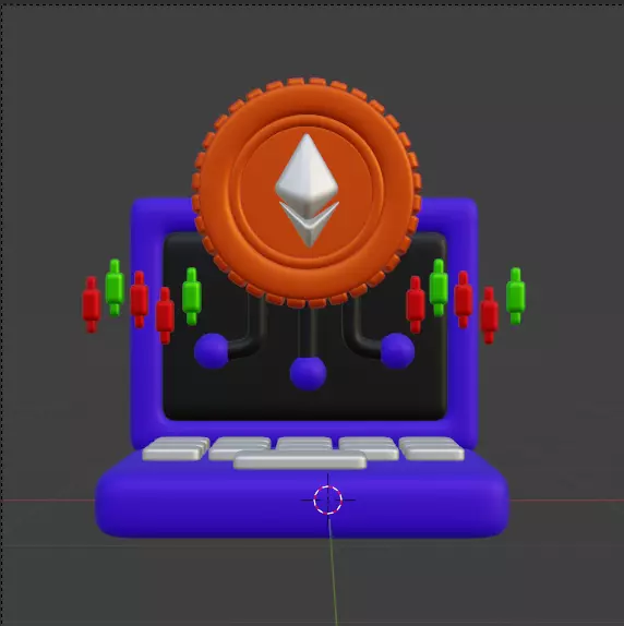 Crypto 3d Icon Pack 3D model_61
