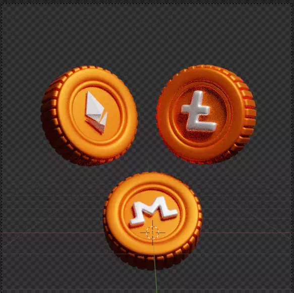 Crypto 3d Icon Pack 3D model_98