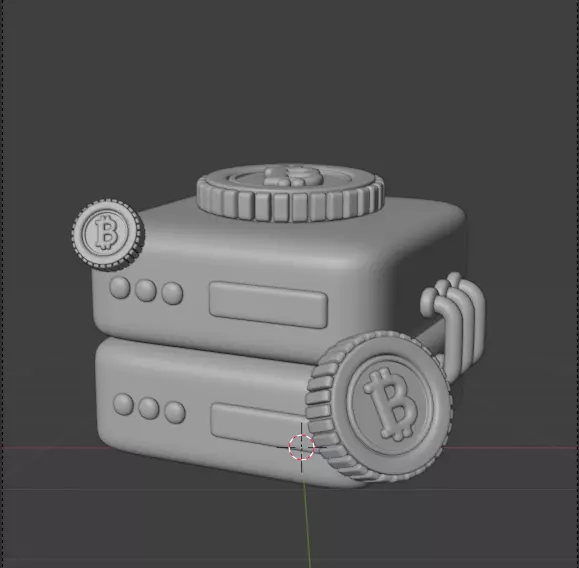 Crypto 3d Icon Pack 3D model_14