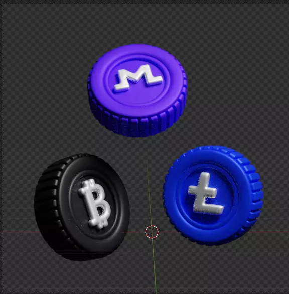 Crypto 3d Icon Pack 3D model_102