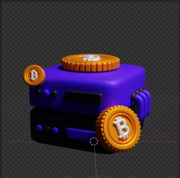 Crypto 3d Icon Pack 3D model_17