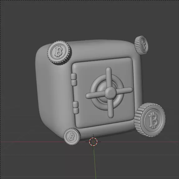 Crypto 3d Icon Pack 3D model_27