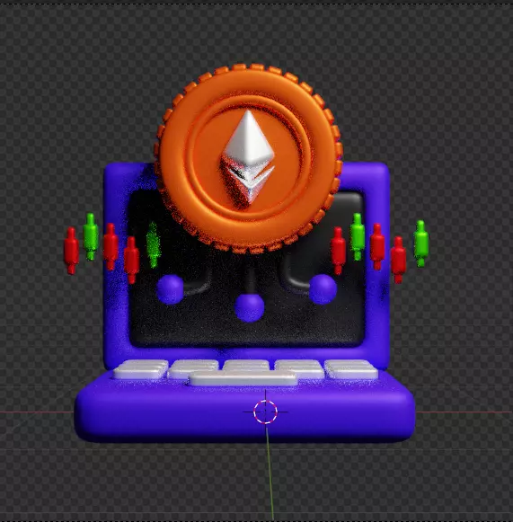 Crypto 3d Icon Pack 3D model_62