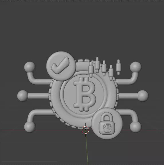 Crypto 3d Icon Pack 3D model_131