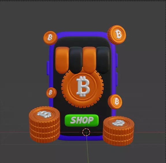 Crypto 3d Icon Pack 3D model_145