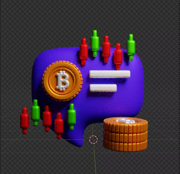 Crypto 3d Icon Pack 3D model_21